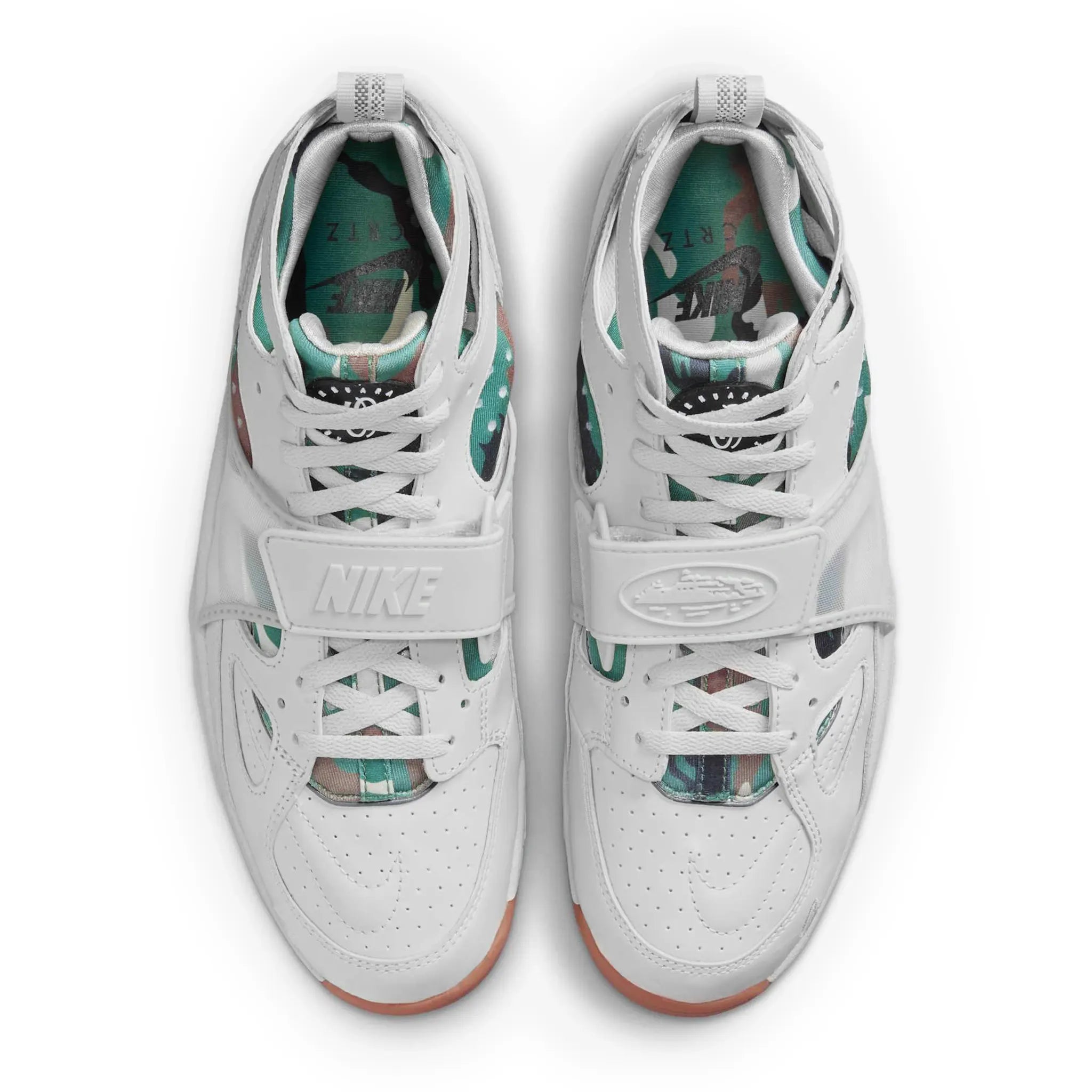 Top view of Corteiz x Nike Air Huarache Light Bone